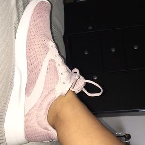 Baby pink Athletic Work memory foam running shoes
